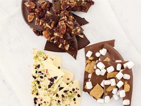 Anna Olson's S'mores Milk Chocolate Bark combines a campfire staple with a confectionary favourite in one irresistible treat.