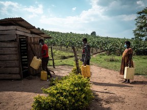 Water facilities in Uganda built with the support of Acts for Water, a B.C.-based charity.