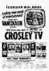 Crosley TV ad in the Nov. 26, 1953 Vancouver Province.