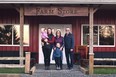 Mark and Kathy Robbins with daughter Jill Azanza and her children. K&M Farms is not selling its popular pasture-raised turkey this Christmas due to processing problems.