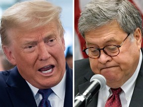 Attorney-General william Barr on Tuesday became the highest ranking administration official to break with President Donald Trump over his election fraud claims, saying he had not seen evidence of fraud so widespread that it could actually change the outcome.