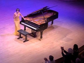 Sunglasses-wearing pianist Yuja Wang, upset over how she was detained for over an hour at YVR upon her arrival in February, still delivered a remarkable program at the Chan Centre.
