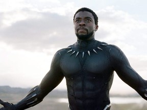 BLACK PANTHER, Chadwick Boseman, 2018.