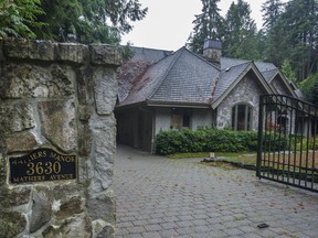3630 Mathers Ave. in West Vancouver. It was purchased in full without a mortgage in 2014 for $4.85 million, according to B.C. Land Title records. The 6,000-square-foot, five-bedroom, five-bathroom home on a quarter of an acre with a pool is now valued at $5.34 million, according to B.C. Assessment Authority records.