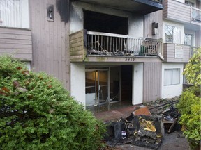 Burnaby firefighters responded to a fire at 3940 Pender Street in Burnaby, BC early Thursday, December 31, 2020. Several people were rescued from the two-alarm blaze and several were taken to hospital.