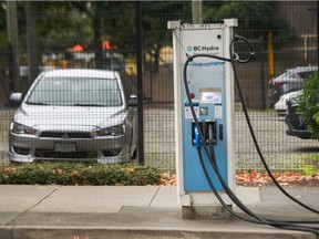 The city of Vancouver will reward gas stations and commercial parking lots that install electric chargers with a lower business license fee.