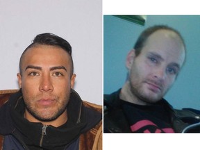 Invinceable Green (right) has been arrested and charged following a six-month investigation into the death of Carlos Palafox (left).