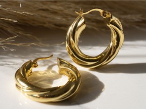 The Hailey Hoops from the Vancouver-based brand Fair. Jewelry.