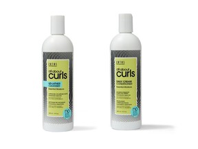 Zotos Professional All About Curls Lo-Lather Cleanser and Daily Cream Conditioner.