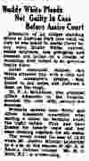 Vancouver Province story about Buddy White’s attack on Alfred Alexander. The attack was on July 18, 1933 this story ran Sept. 26, 1933.