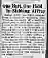 May 16, 1928 Vancouver Sun story about Buddy White being charged with “wounding with intent” after a “stabbing affray” at the Cobalt Hotel on Main Street.