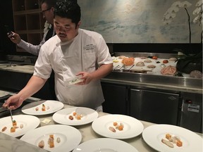 Executive chef Alex Chen of Boulevard Kitchen and Oyster Bar in Vancouver.