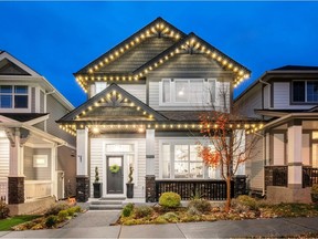 This spacious single-family home in Langley offers a modern kitchen and a two-bedroom legal suite .