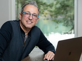 Michael Hefferon, president and COO of Vancouver-headquartered Mainframe Studios, at his recently established virtual office on Salt Spring Island.