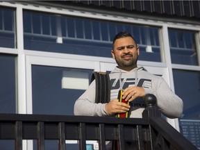 Sumeet Sharma, a Canadian champion on the bench-press, has been helping feed hospital workers and teachers during the pandemic and is one of our COVID-19 heroes.