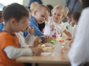 Children at the Novaco Daycare in North Vancouver in 2019.