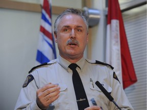 File photo of RCMP Sgt. Peter Thiessen, who died Monday after a battle with cancer.