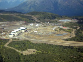 Imperial Metals Red Chris gold and copper mine. Photo of the mining operation near the community of Iskut in northwest B.C.