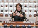 Olivia Chan of Treasure Green Tea Company.  This upscale shop sells high-altitude wui tea and beautiful, affordable teaware.