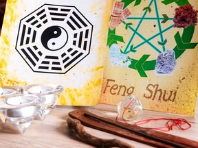 Feng shui examines the correlation between our lives and the universe, in particular the five natural 'elements' of metal, wood, water, fire and earth.