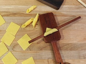 Making pasta by hand is satisfying, especially when you use tools made by Vancouver's Dan Ewart of Nonnas Wood Shop.