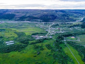 An aerial view of the Williams Lake First Nation, which lies south of the town of Williams Lake in B.C.'s Cariboo region.