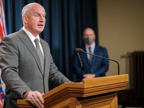 Mike Farnworth is expected to give details of what the government views as essential travel while B.C. considers using roadblocks to discourage people from leaving their health authority region.