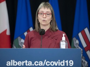 Alberta's chief medical officer of health, Dr. Deena Hinshaw , is worried about untraceable cases of variant COVID-19.