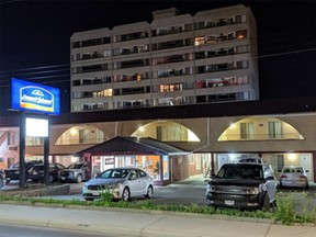 The Howard Johnson Motel is at 530 Columbia St. in downtown Kamloops, between fifth and sixth avenues.