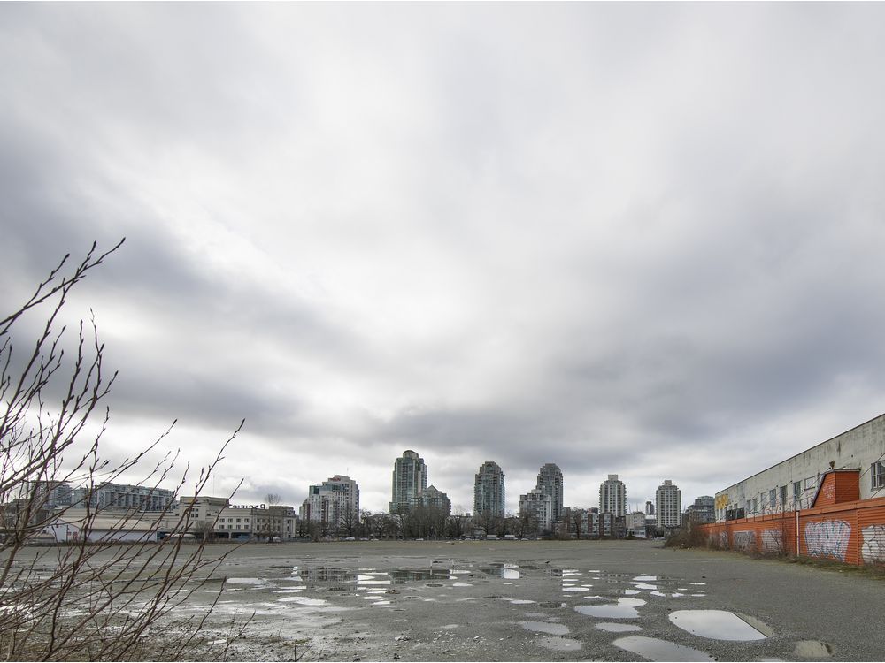 The future site of St. Paul's Hospital. Construction on the new facility started today, said the province.