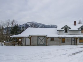 The old Hope Train Station at 111 Old Hope Princeton Way, on Feb. 10, 2021.