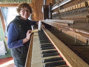 Artist Pippa Lattey has reimagined Al Neil’s historic piano as a musical instrument in The Blue Cabin.