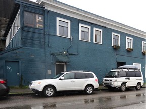 Property at 209 Heatley Ave. in Vancouver that the province wants forfeited for alleged links to illicit cannabis production and sales, money laundering and tax evasion.