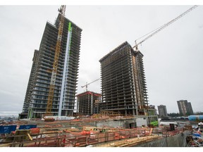 The Lougheed Town Centre in Burnaby is one of several billion-dollar-plus projects anticipated to begin and continue construction in 2021.