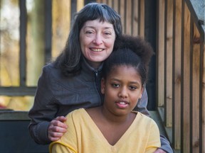 Trudy O'Neill and her daughter, Eden-Belle, in Vancouver on Feb. 23.