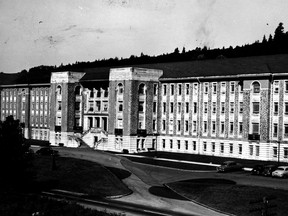Riverview Hospital in Coquitlam (circa 1950s) was finally shut down in 2012.