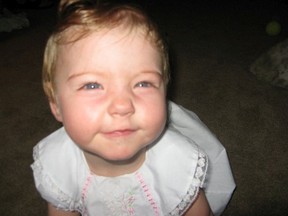 Submitted October 25, 2011. 19-month-old Lyanna Teeple, daughter of Renee Savarie.