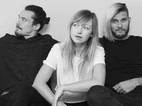 David Beckingham (left), Ashleigh Ball, David Vertesi of Vancouver indie-rock band Hey Ocean! which headlines a special virtual post-event concert for this year's Vancouver Sun Run Virtual Race participants.