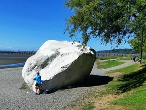 White Rock is popular for it’s pier, beaches and of course it’s namesake.