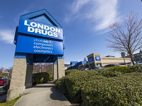 The London Drugs at 19th and Lonsdale in North Vancouver, which had booked all its available vaccine appointments by Tuesday night, a day before vaccinations for the age group officially opened.