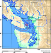 Approximate location of earthquake