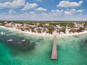 Puerto Morelos in riviera maya in Mexico