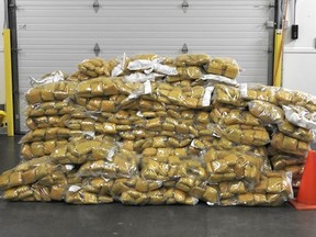 1,000 kilograms of opium was seized by the CBSA’s Metro Vancouver marine operation unit during a search of two container vessels.