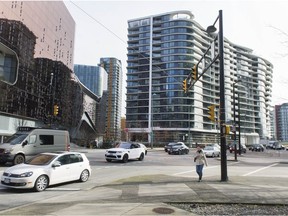 Condo buildings in Vancouver.