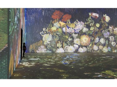 Imagine Van Gogh exhibition at the Vancouver Convention Centre in Vancouver, B.C. on Wednesday, March 17, 2021.