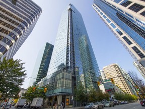 The Shangri-La tower in downtown Vancouver.