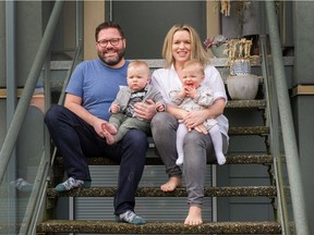 Vancouver Sun columnist Dan Fumano and wife Megan -- with babies Leo and Francesca -- became first-time parents during the COVID-19 pandemic.