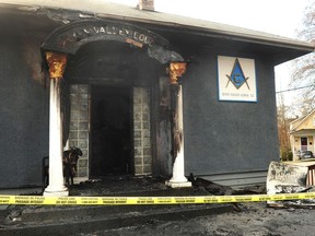 The Masonic lodge at 1371 Lynn Valley Road in North Vancouver on March 30, 2021.