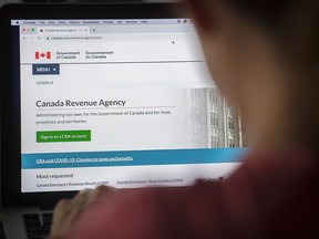 The Canada Revenue Agency website.