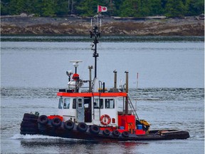 The Ingenika in Prince Rupert on July 25, 2016. The tugboat sank in February, intensifying calls for increased federal regulation of Canada's tugboat industry.